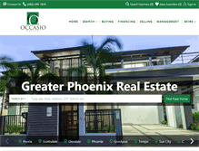 Tablet Screenshot of occasiorealty.com